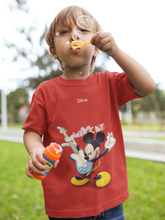 Load image into Gallery viewer, Playing Guitar Cartoon Half Sleeves T-Shirt for Boy-KidsFashionVilla
