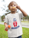 My First Navratri Half Sleeves T-Shirt for Boy-KidsFashionVilla