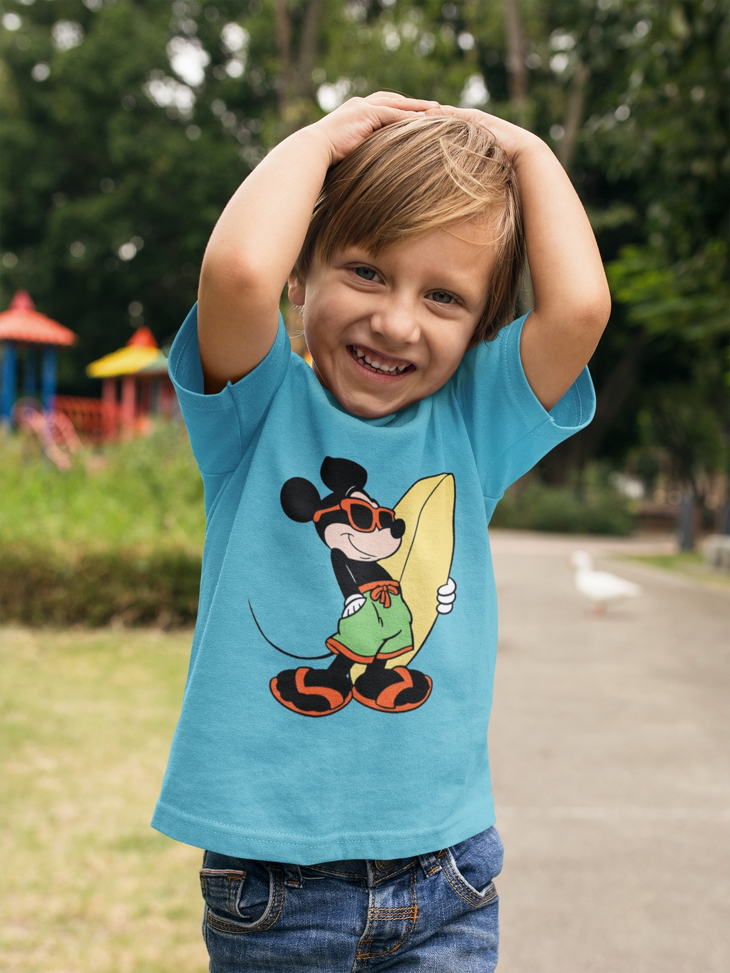 Cute Cartoon Half Sleeves T-Shirt for Boy-KidsFashionVilla