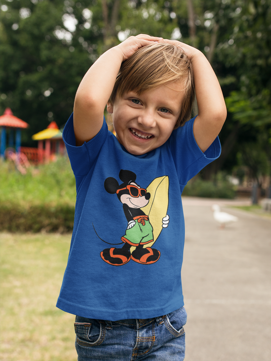 Cute Cartoon Half Sleeves T-Shirt for Boy-KidsFashionVilla