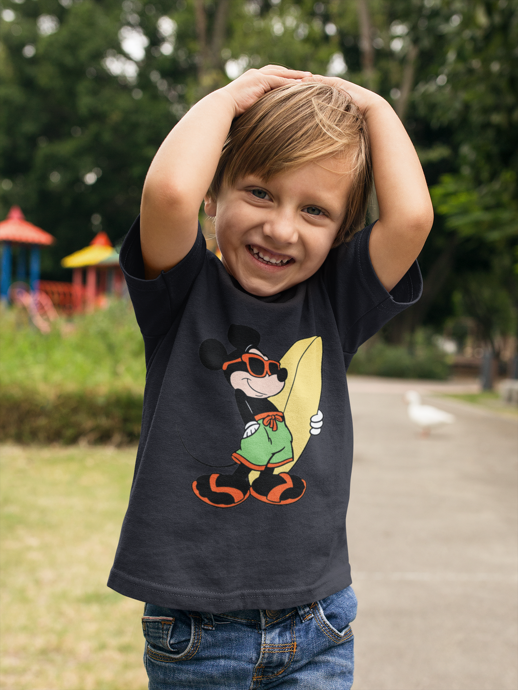 Cute Cartoon Half Sleeves T-Shirt for Boy-KidsFashionVilla