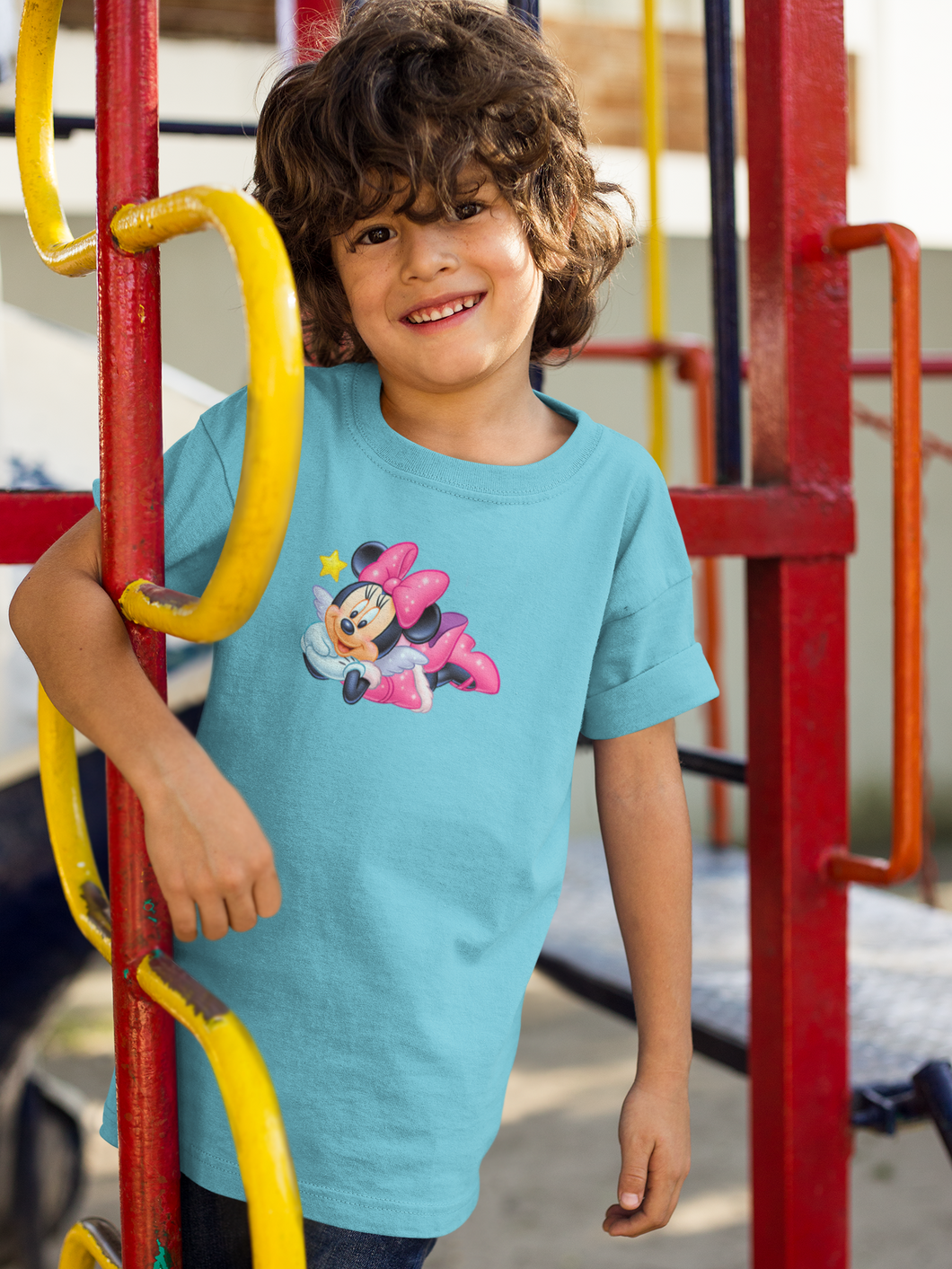 Cute Cartoon Half Sleeves T-Shirt for Boy-KidsFashionVilla