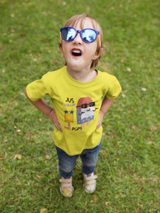 Popsicle Cartoon Half Sleeves T-Shirt for Boy-KidsFashionVilla