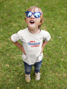 Say Mashallah Please Eid Half Sleeves T-Shirt for Boy-KidsFashionVilla