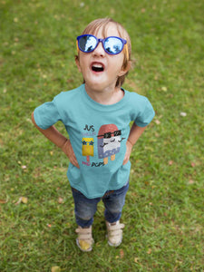 Popsicle Cartoon Half Sleeves T-Shirt for Boy-KidsFashionVilla