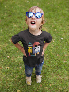 Popsicle Cartoon Half Sleeves T-Shirt for Boy-KidsFashionVilla