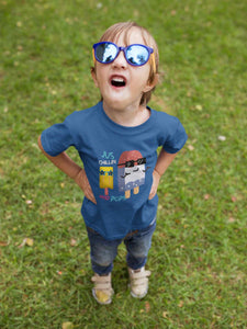 Popsicle Cartoon Half Sleeves T-Shirt for Boy-KidsFashionVilla