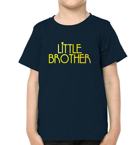 Big Brother Lil Brother Brother-Brother Kids Half Sleeves T-Shirts -KidsFashionVilla