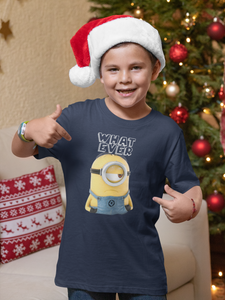 Whatever Half Sleeves T-Shirt for Boy-KidsFashionVilla