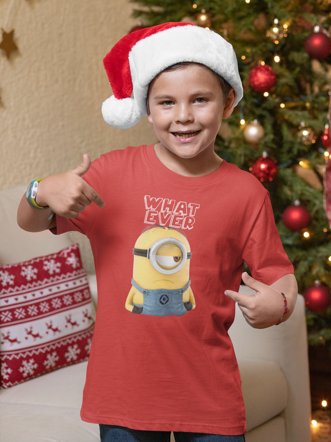 Whatever Half Sleeves T-Shirt for Boy-KidsFashionVilla