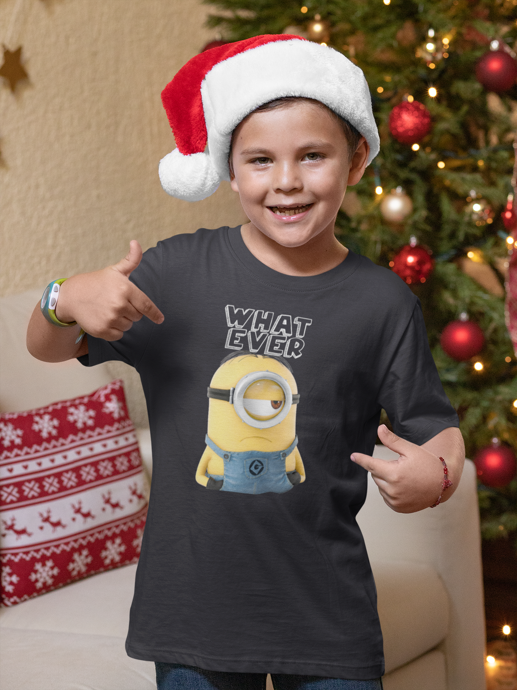 Whatever Half Sleeves T-Shirt for Boy-KidsFashionVilla