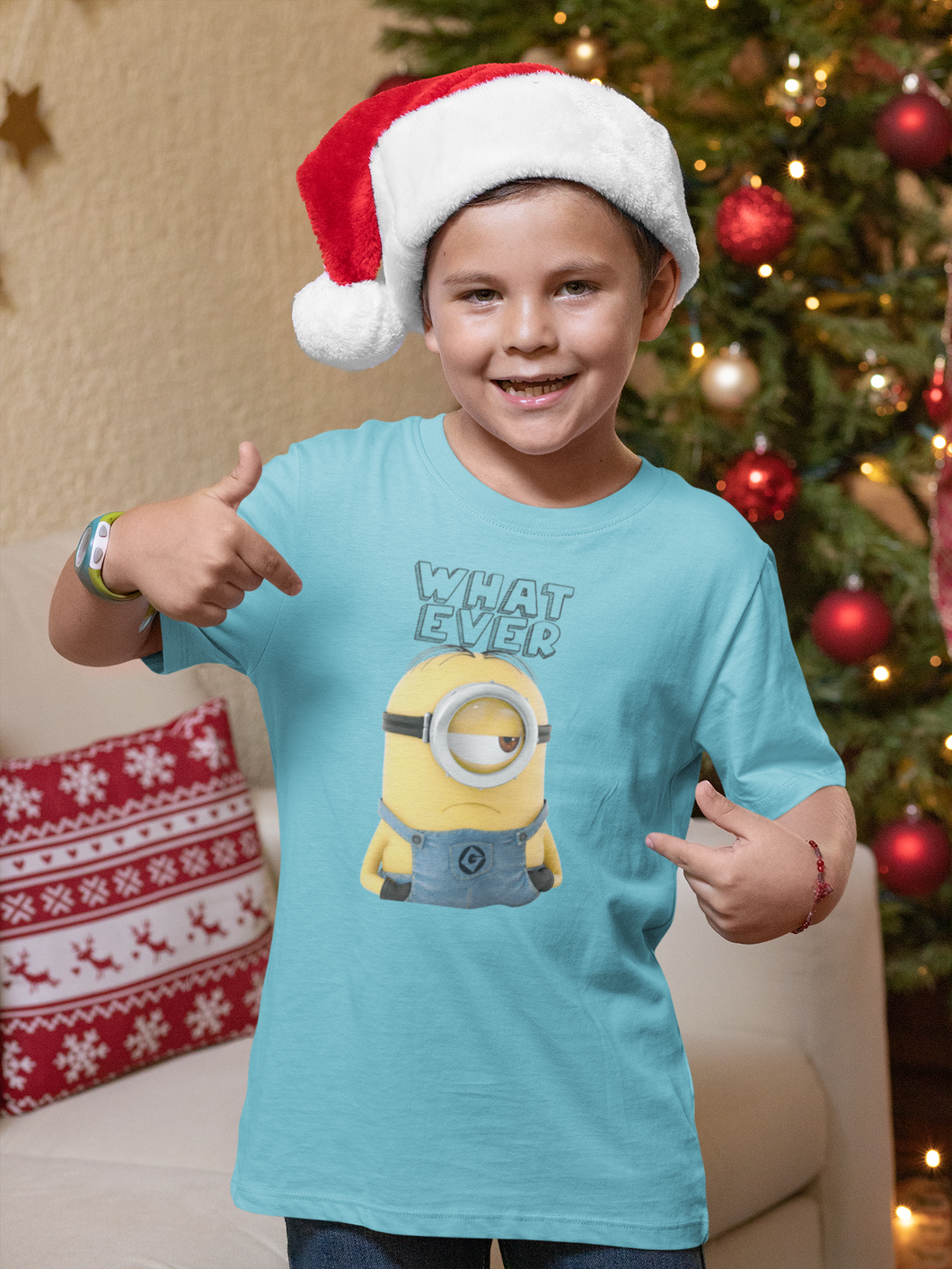 Whatever Half Sleeves T-Shirt for Boy-KidsFashionVilla