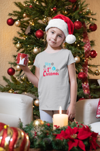 Load image into Gallery viewer, First Christmas Half Sleeves T-Shirt For Girls -KidsFashionVilla
