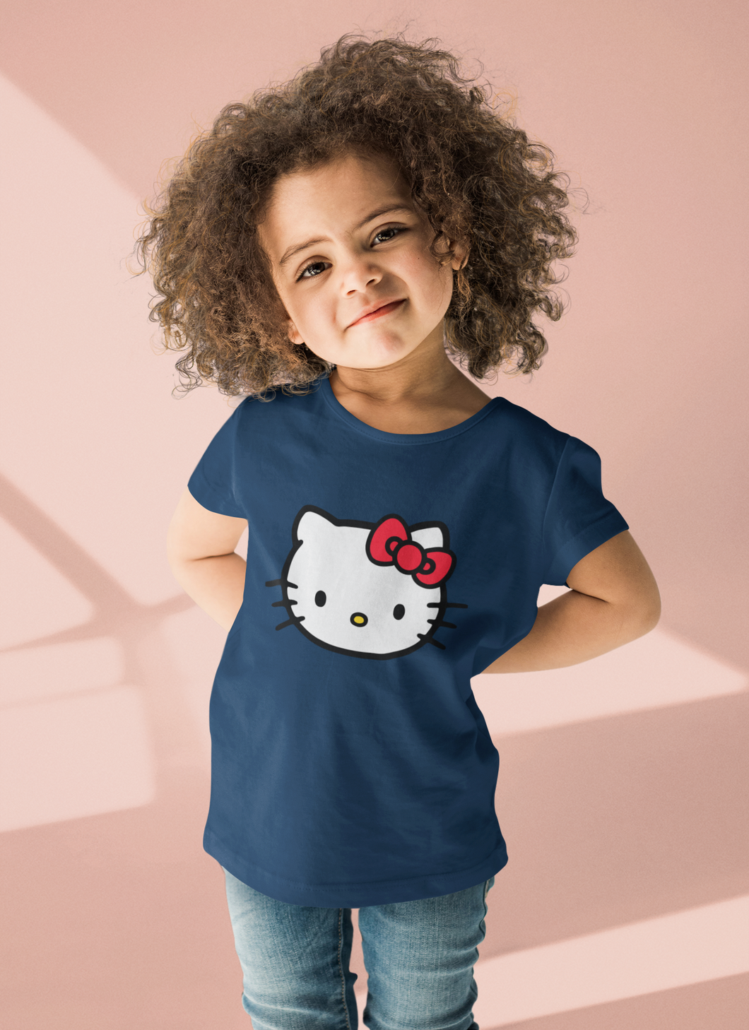 Hello Kitty Half Sleeves T-Shirt For Girls -KidsFashionVilla