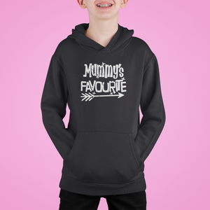 Daddy Mommys Favorite Brother-Sister Kids Matching Hoodies -KidsFashionVilla