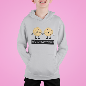 Its A Twin Thing Twin Brother Kids Matching Hoodies -KidsFashionVilla