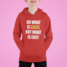 Load image into Gallery viewer, Do What Is Right Not What Is Easy Matching Family Hoodies-KidsFashionVilla
