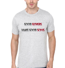 Load image into Gallery viewer, Good Fathers Make Good sons Good son Father and Son Matching T-Shirt- KidsFashionVilla
