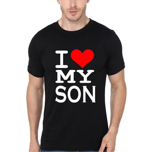 I Love My dad I Love My Son Father and Son Matching T-Shirt- KidsFashionVilla