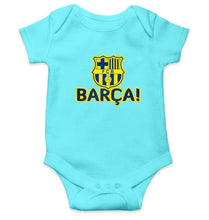 Load image into Gallery viewer, FCB Barcelona Rompers for Baby Girl- FunkyTradition FunkyTradition
