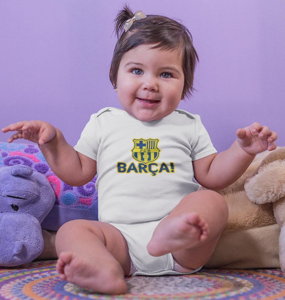 FCB Barcelona Rompers for Baby Girl- FunkyTradition FunkyTradition