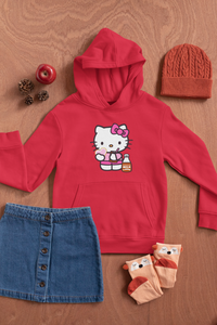 Hello Kitty Cartoon Girl Hoodies-KidsFashionVilla