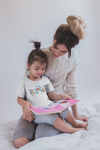 Cute Cartoon Half Sleeves T-Shirt For Girls -KidsFashionVilla