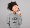 Legends are Born in January Girl Hoodies-KidsFashionVilla