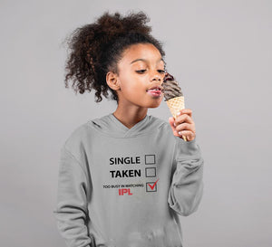 Too Busy In IPL Girl Hoodies-KidsFashionVilla