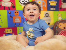 Load image into Gallery viewer, Cute Cartoon Rompers for Baby Boy -KidsFashionVilla
