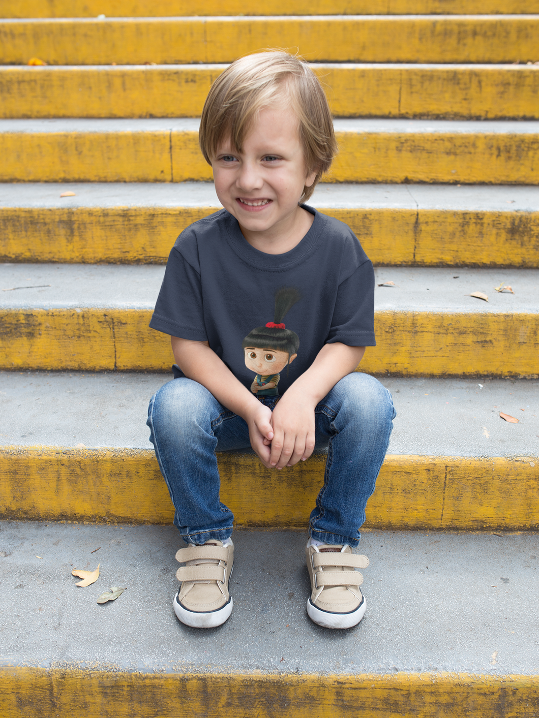 Cute Cartoon Half Sleeves T-Shirt for Boy-KidsFashionVilla