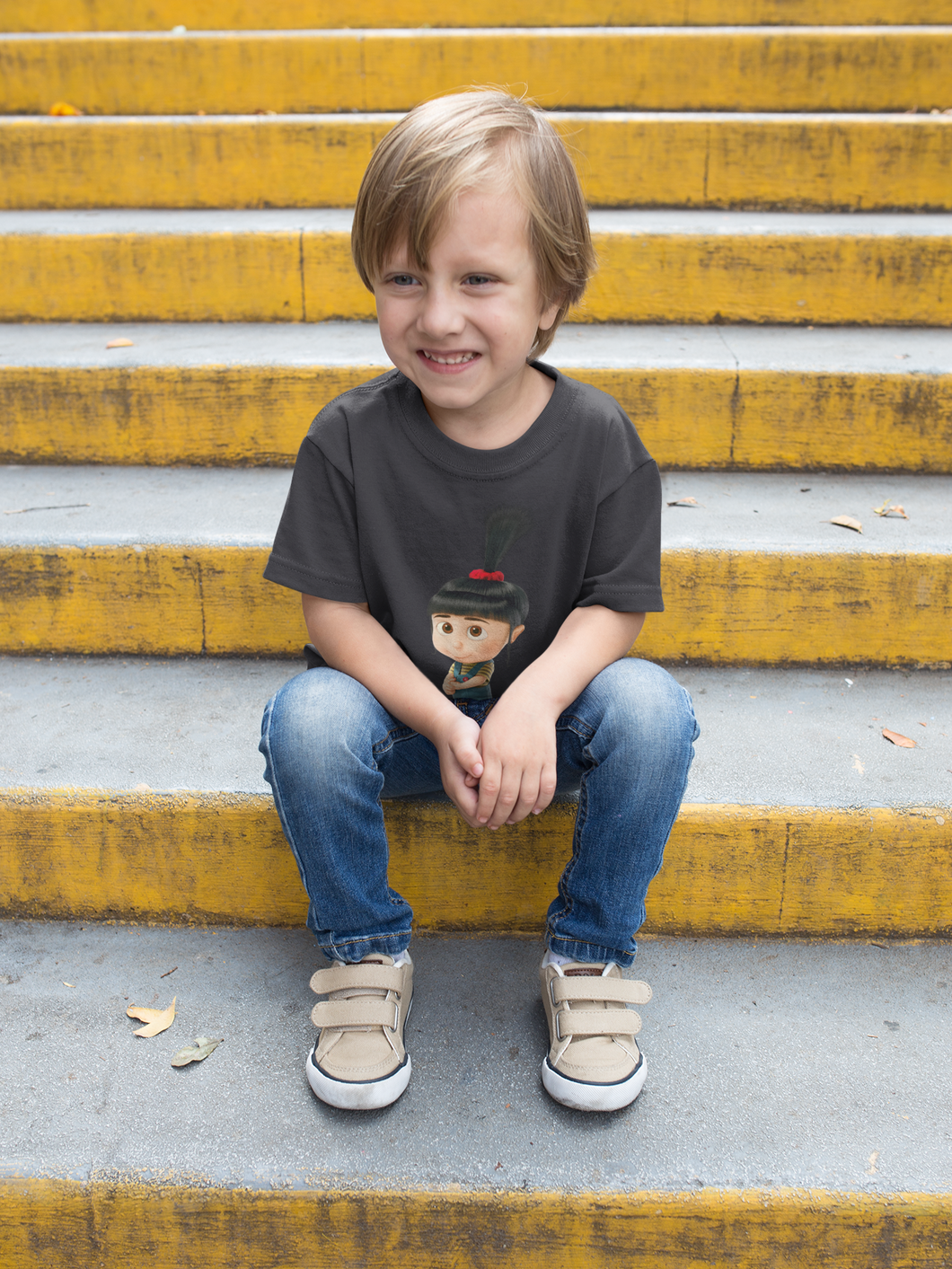 Cute Cartoon Half Sleeves T-Shirt for Boy-KidsFashionVilla