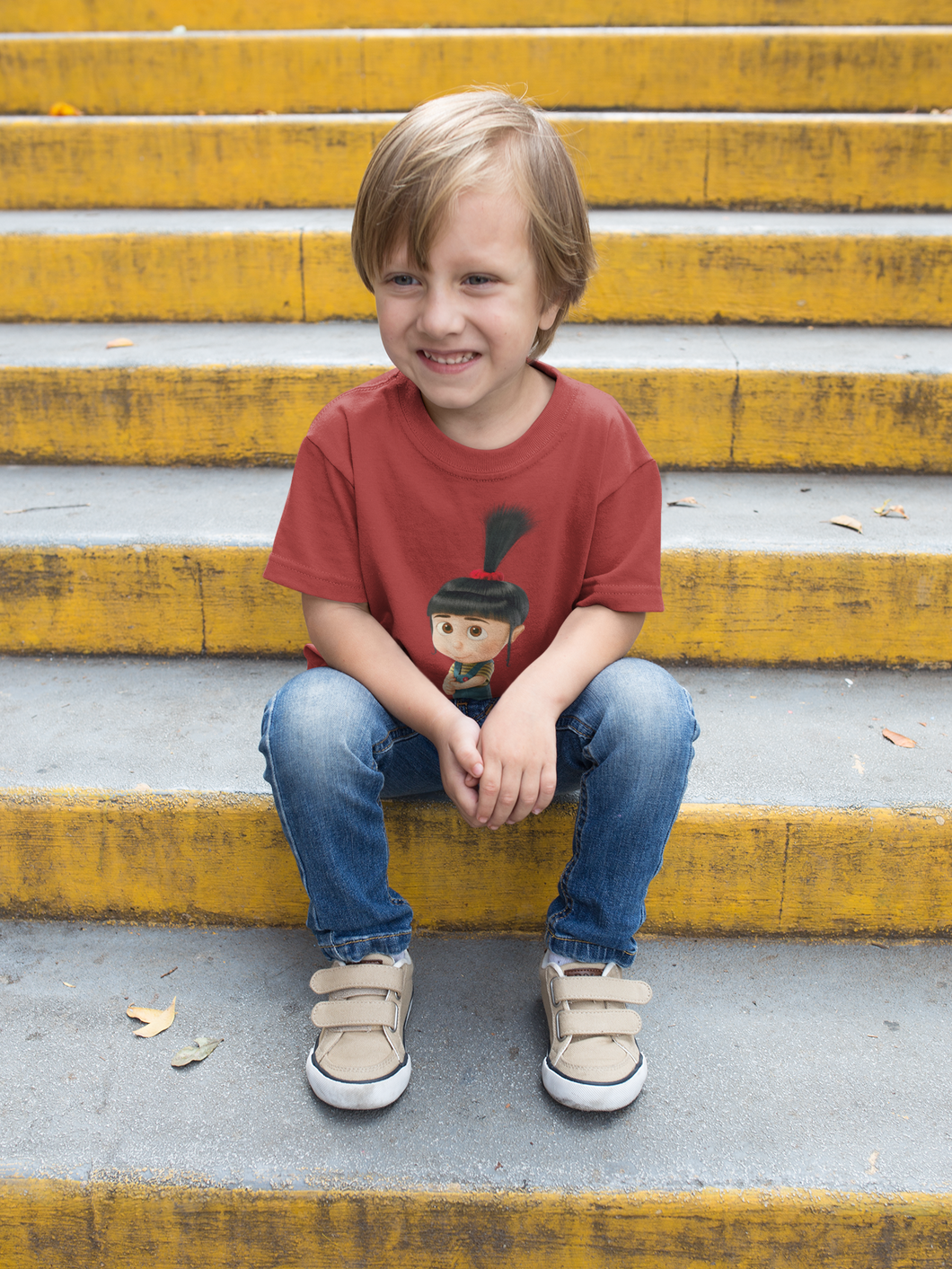 Cute Cartoon Half Sleeves T-Shirt for Boy-KidsFashionVilla