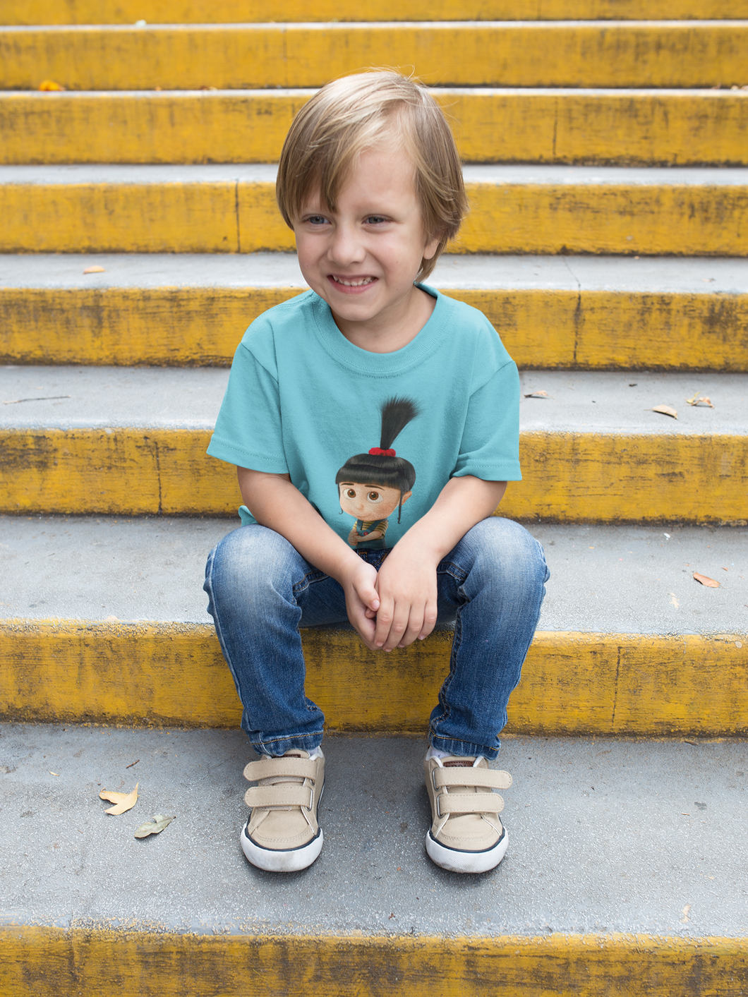 Cute Cartoon Half Sleeves T-Shirt for Boy-KidsFashionVilla