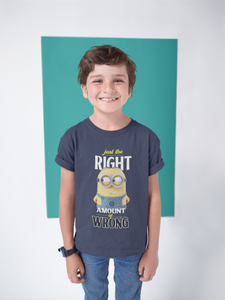Cartoon Quotes Half Sleeves T-Shirt for Boy-KidsFashionVilla