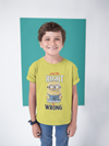 Cartoon Quotes Half Sleeves T-Shirt for Boy-KidsFashionVilla