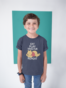 Funny Cartoon Half Sleeves T-Shirt for Boy-KidsFashionVilla