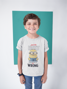 Cartoon Quotes Half Sleeves T-Shirt for Boy-KidsFashionVilla