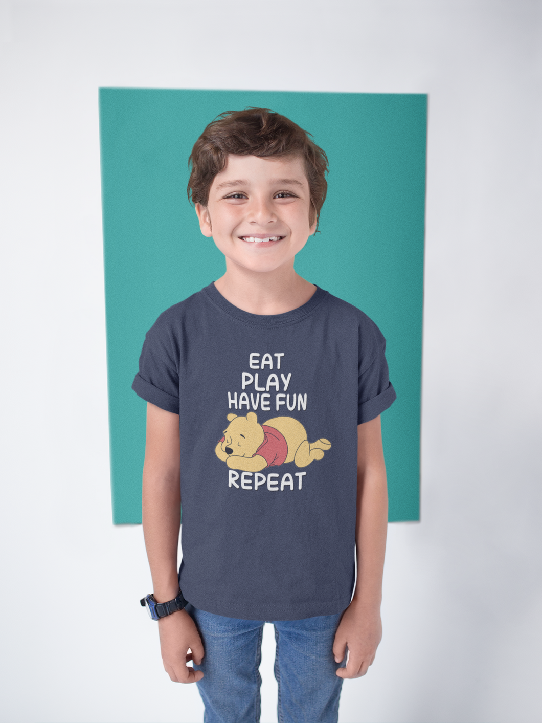 Funny Cartoon Half Sleeves T-Shirt for Boy-KidsFashionVilla