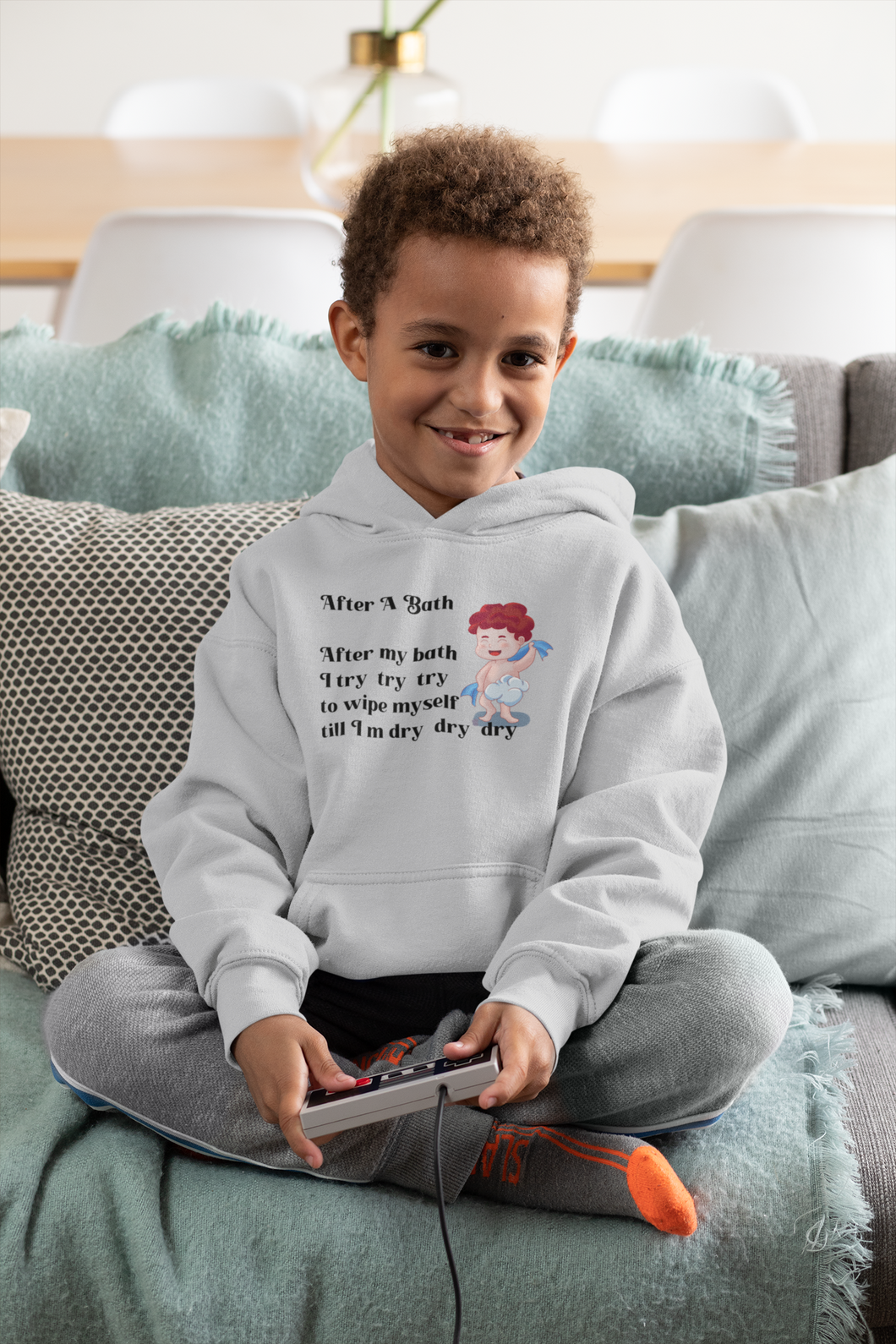 After A Bath Poem Boy Hoodies-KidsFashionVilla