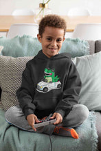 Load image into Gallery viewer, Dino Car Cartoon Boy Hoodies-KidsFashionVilla
