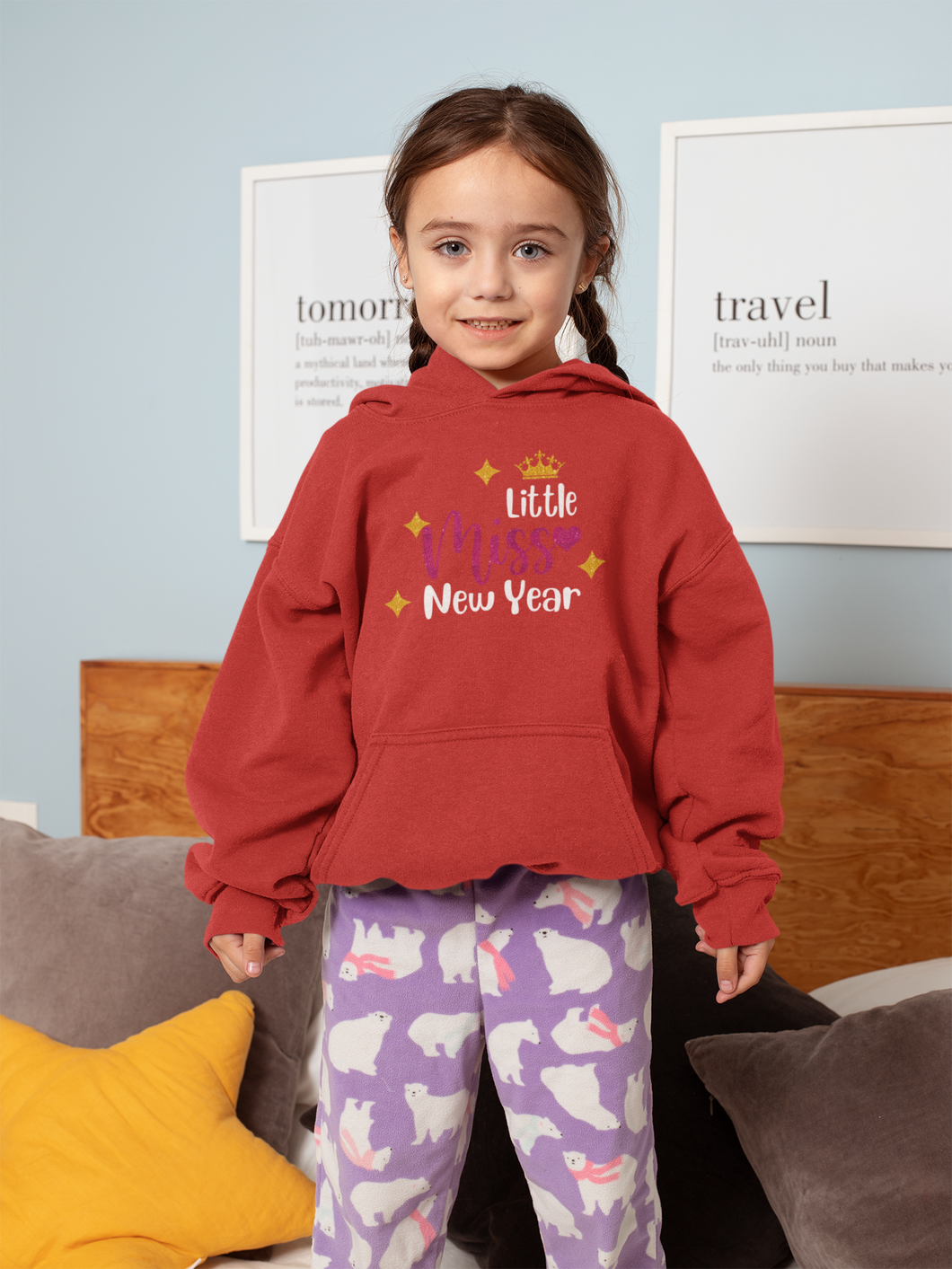 Little Miss New Year Girl Hoodies-KidsFashionVilla