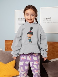Cute Cartoon Girl Hoodies-KidsFashionVilla