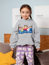 Cute Cartoon Girl Hoodies-KidsFashionVilla