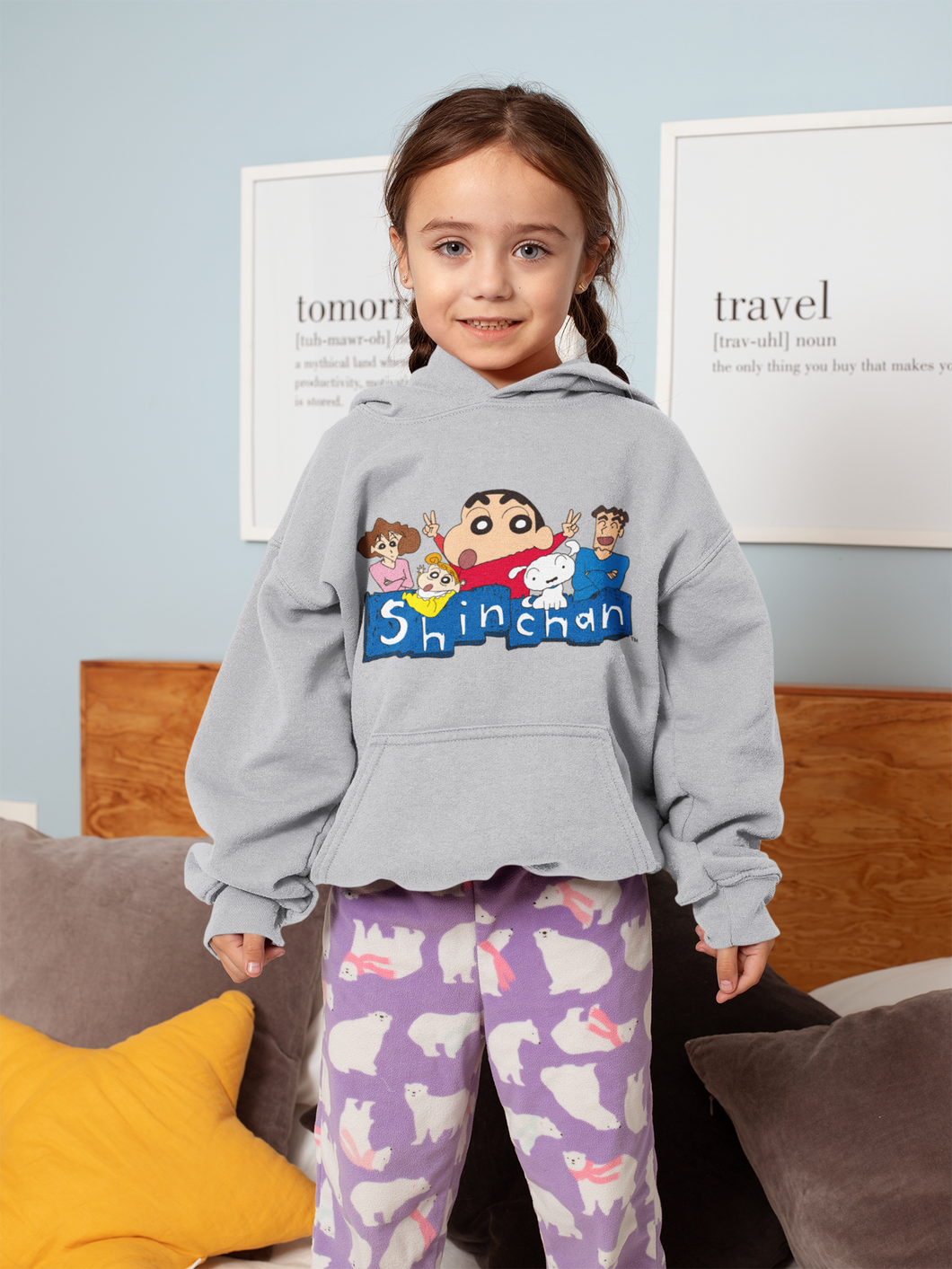 Cute Cartoon Girl Hoodies-KidsFashionVilla