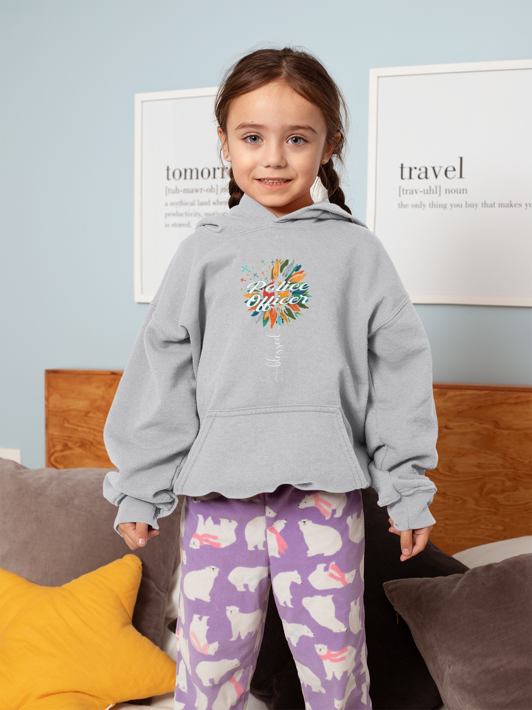 Future Police Girl Hoodies-KidsFashionVilla