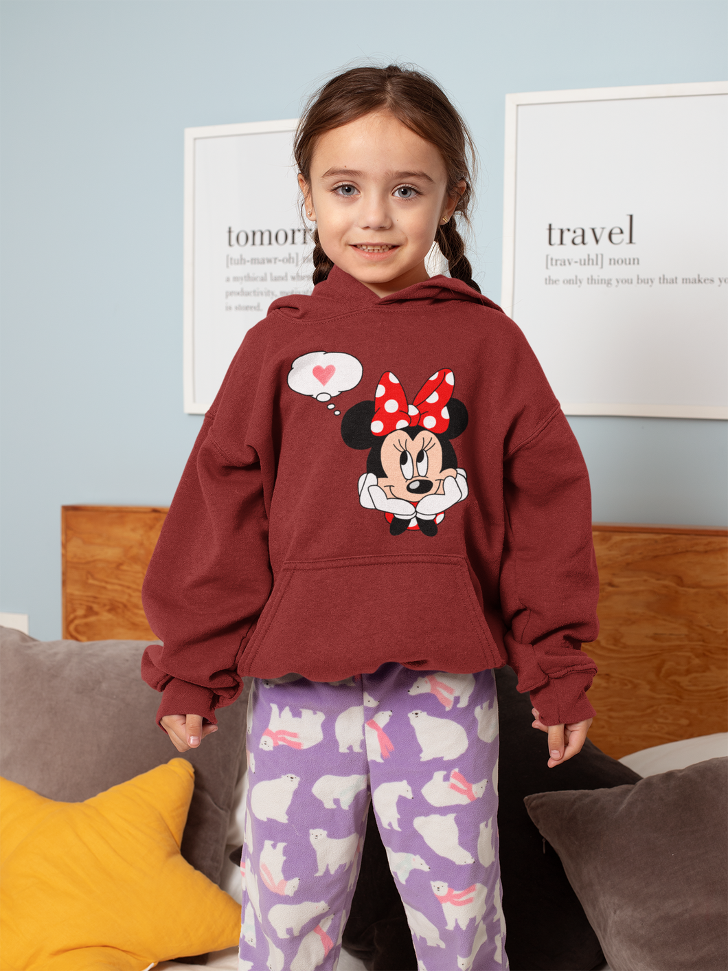 Cute Cartoon Girl Hoodies-KidsFashionVilla