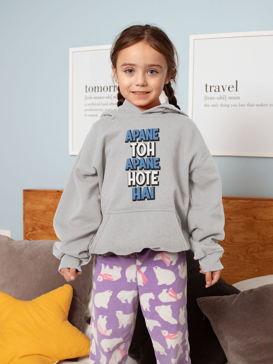 Apne Toh Apne Hote Hain Girl Hoodies-KidsFashionVilla