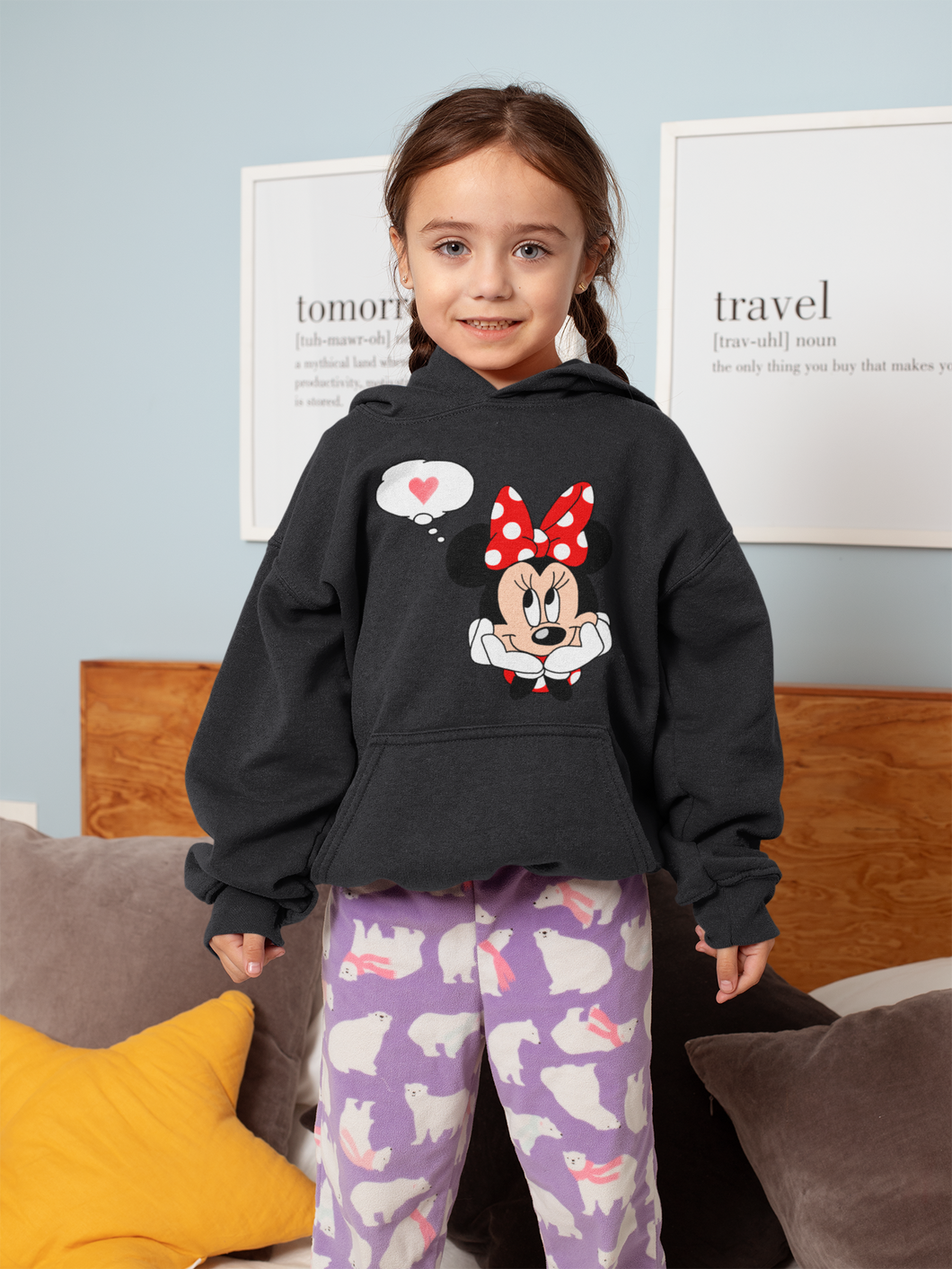 Cute Cartoon Girl Hoodies-KidsFashionVilla
