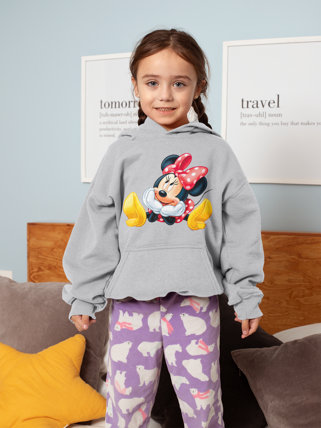 Cute Cartoon Girl Hoodies-KidsFashionVilla